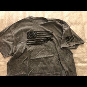 Off Camber Apparel Jeep American Flag T shirt